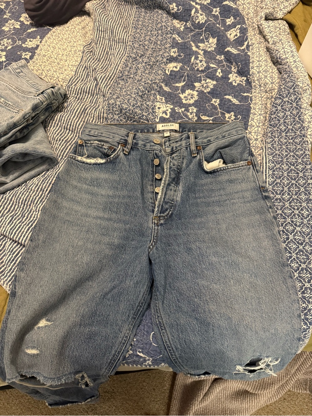 Agolde 90’s ripped jeans